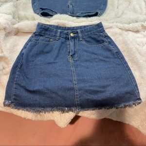 Jean skirt